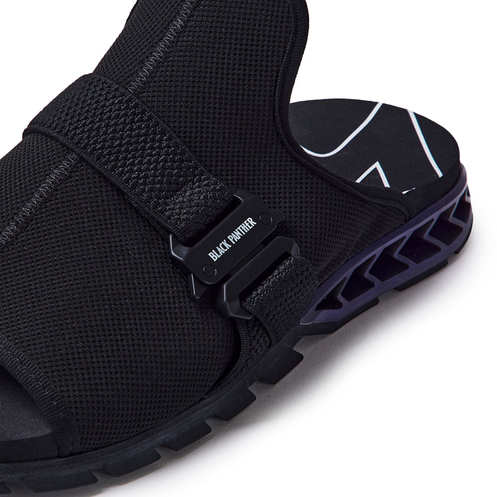 Sandália Kenner Pantera Negra Rakka Akyo Preto