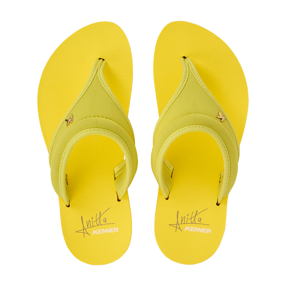 Sandália Kenner Kyra From Rio Anitta Amarelo