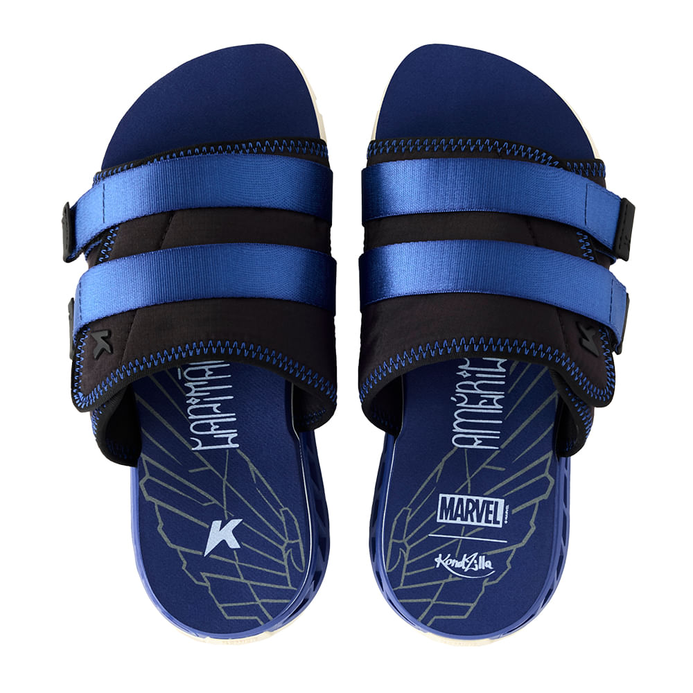 Sandália Kenner Rakka Slide Kap Azul