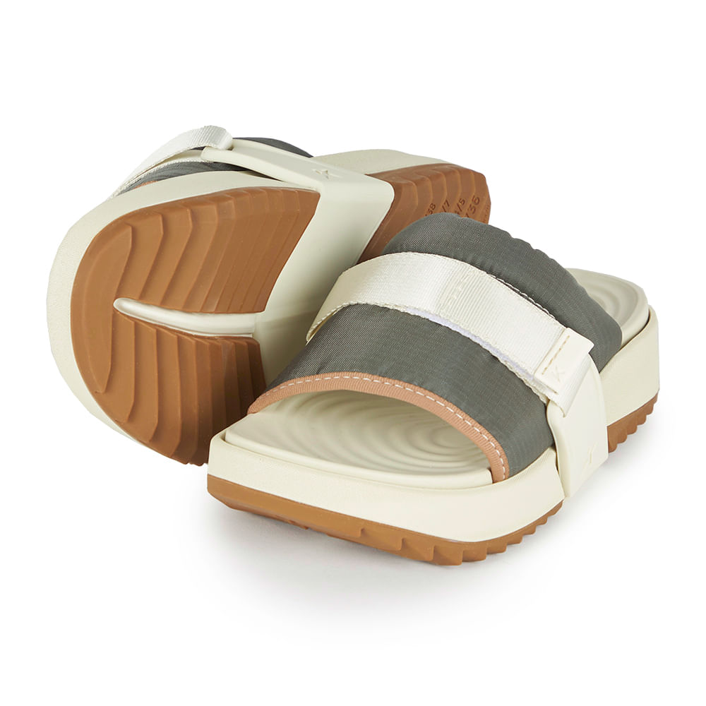 Sandália Kenner Raytek Slide Bege