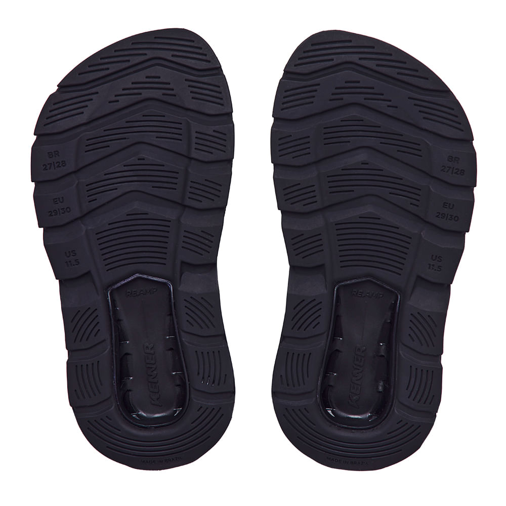 Sandália Kenner Rakka Ultra Force Kids Preto