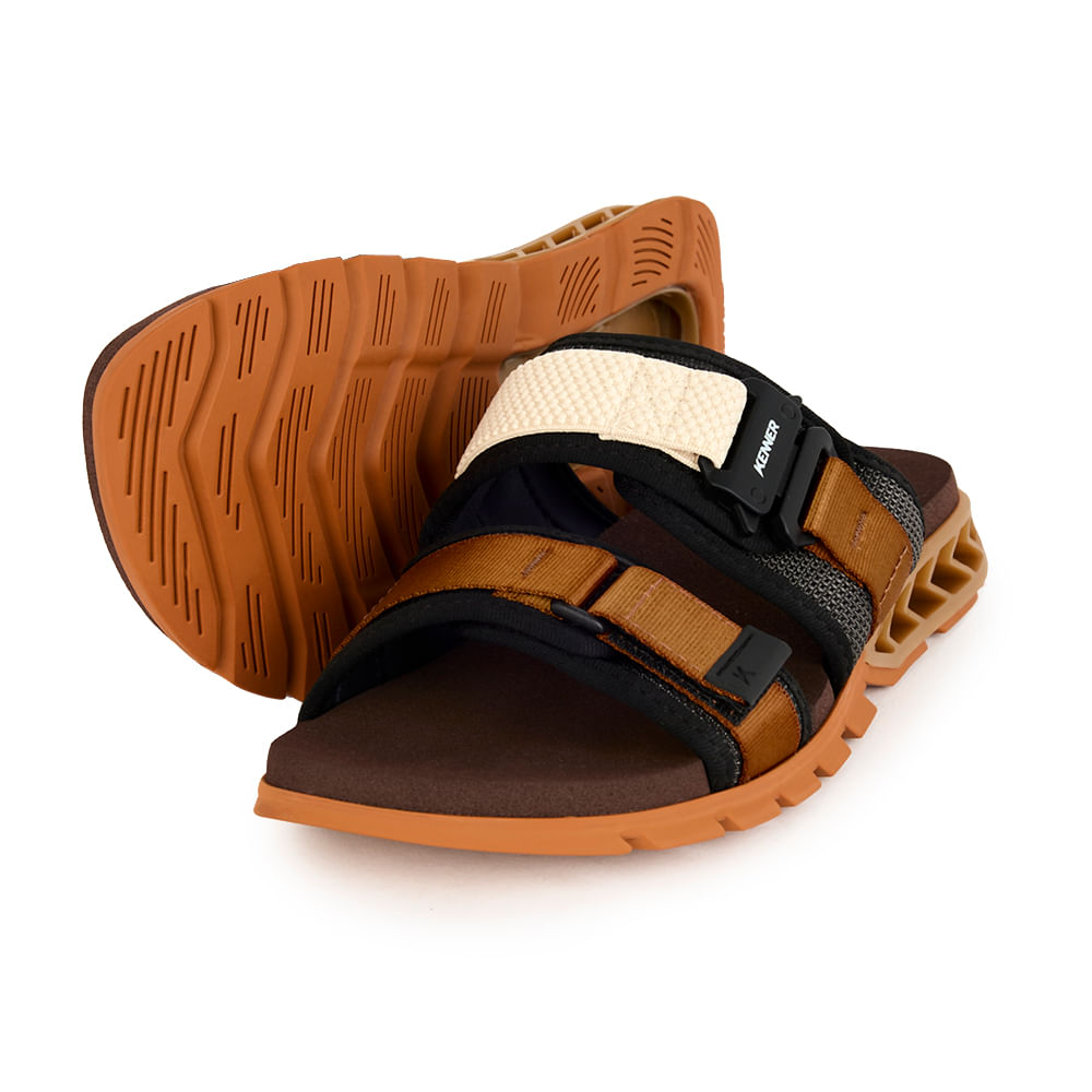 Sandália Kenner Rakka A-just Fbc Marrom