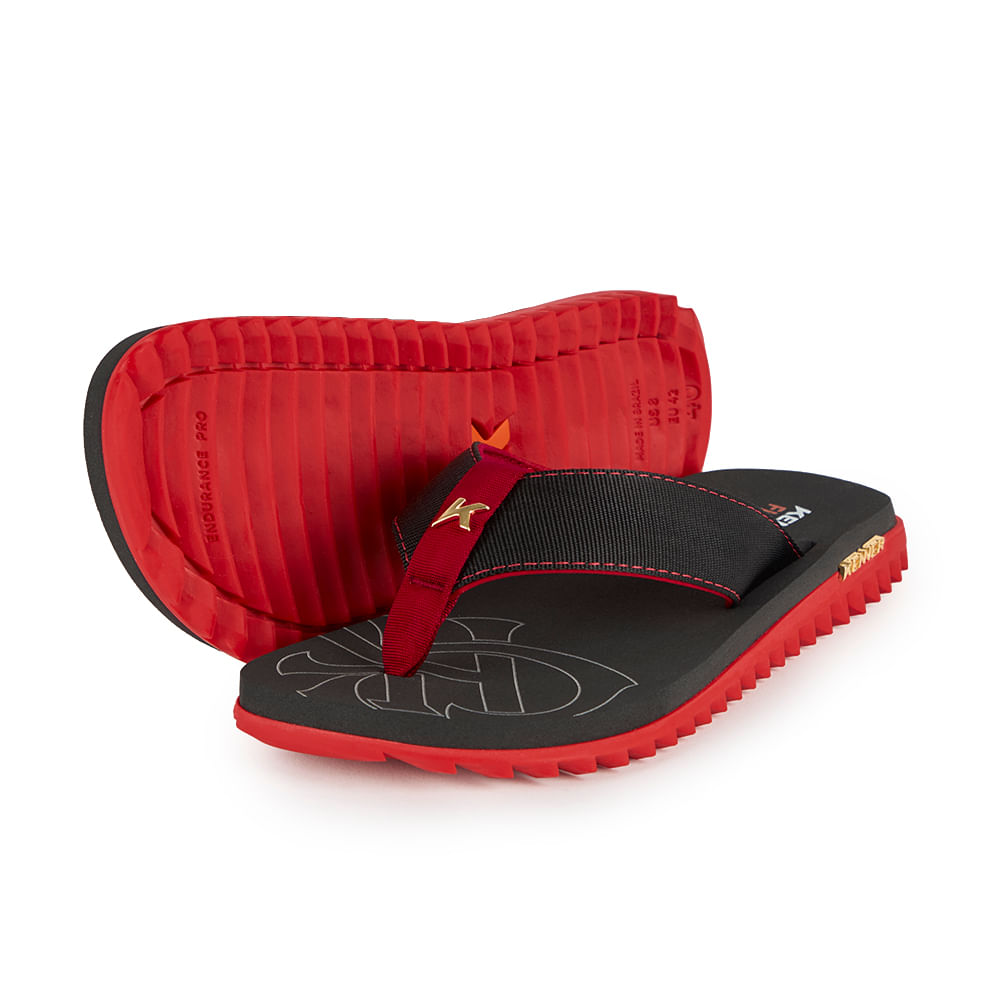 Sandália Kenner Kivah Flamengo Rubro-negra