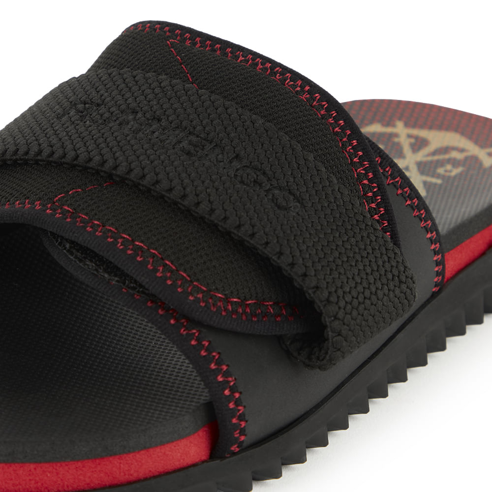 Sandália Kenner Slide Flamengo Rubro-negra