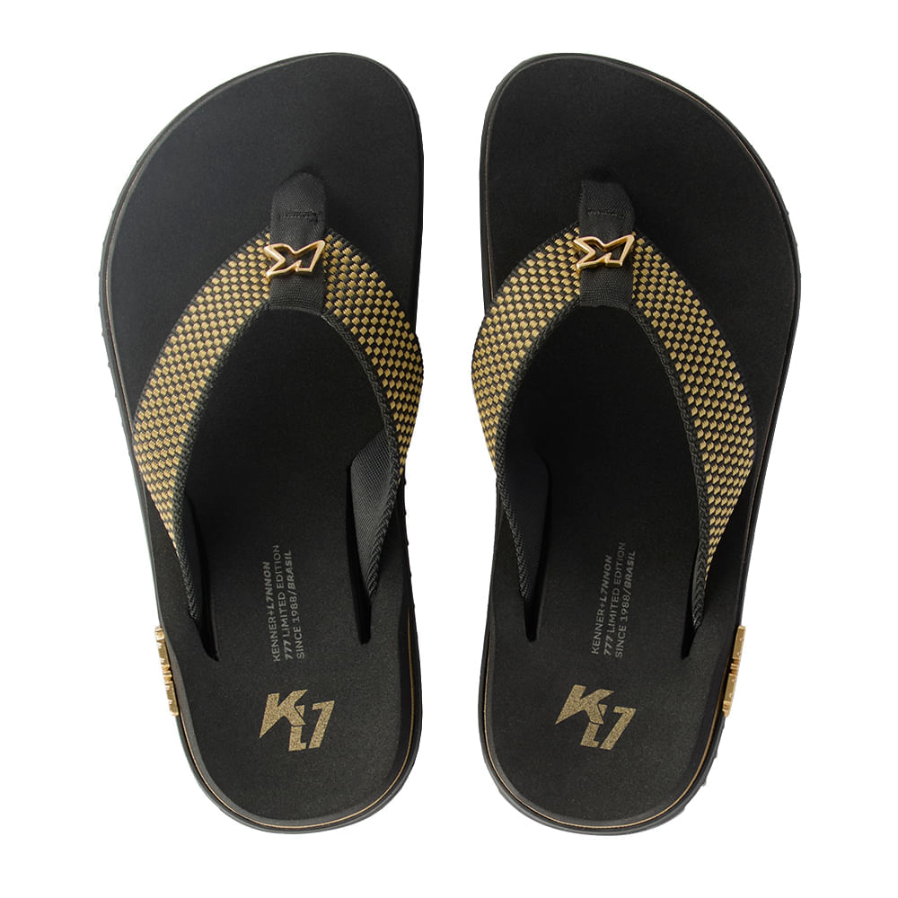 Sandália Kenner Kivah Dots L7 Preto