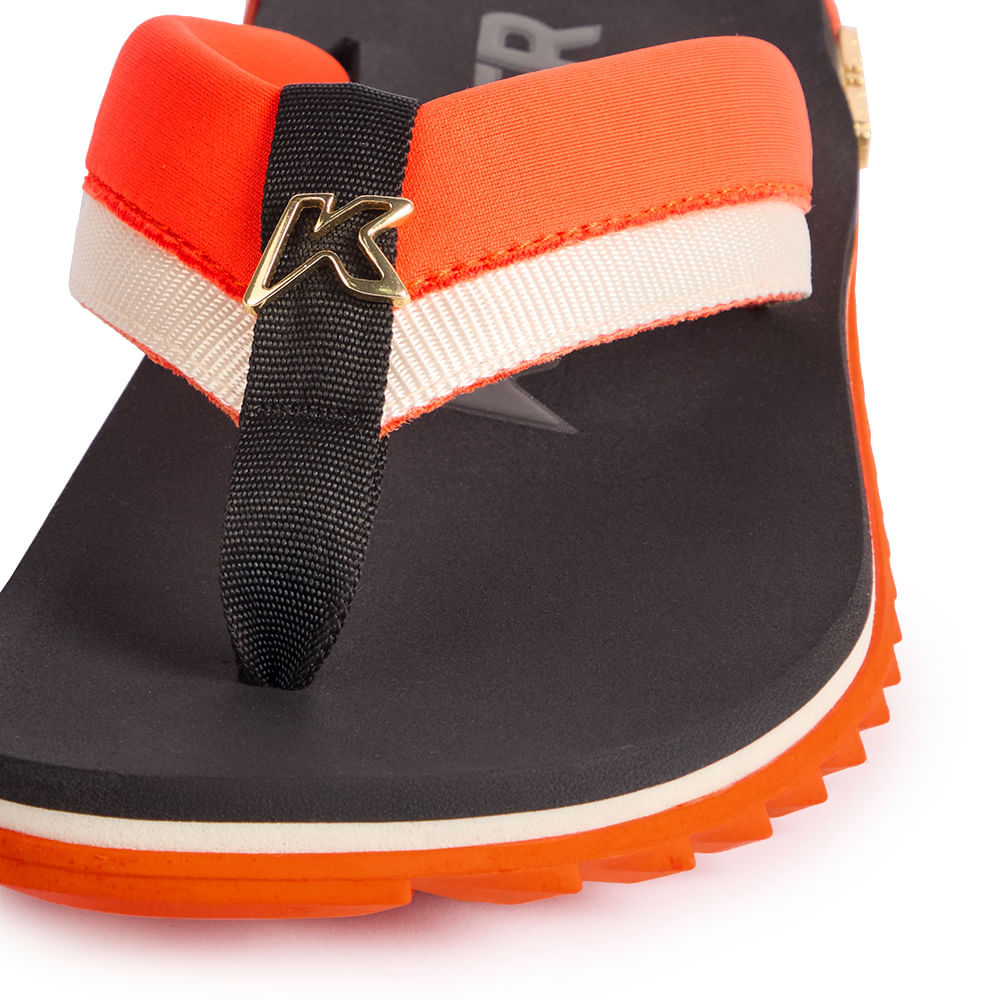 Sandália Kenner Kivah Colors Laranja