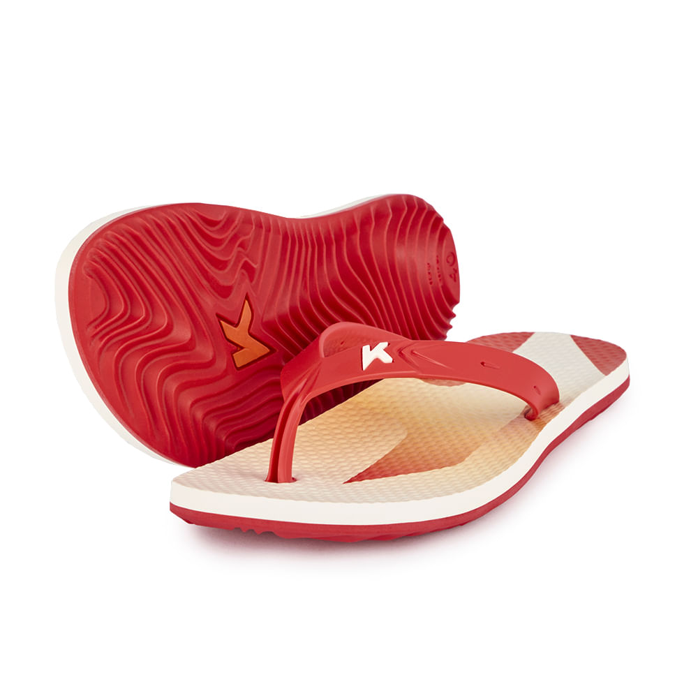 Sandália Kenner Summer Clean Vermelho