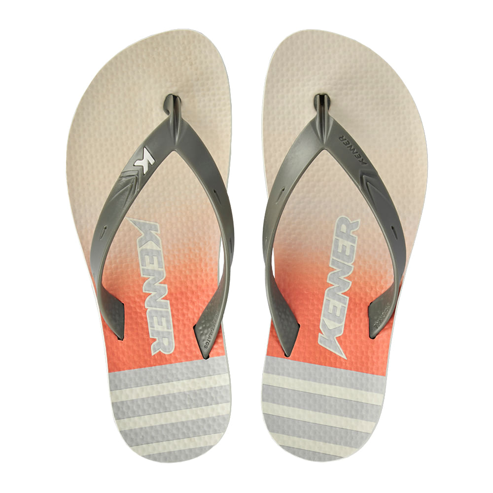 Sandália Kenner Summer Listras Cinza